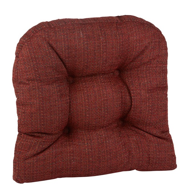 X 17 quot Tyson Extra Large Universal Chair Cushion Set Of 2 Red