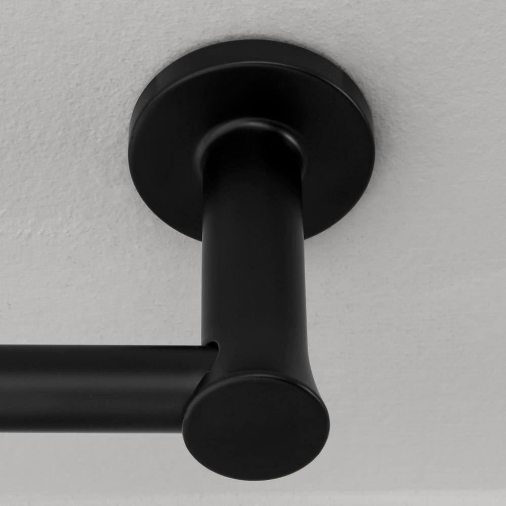 Glacier Bay Lucien 24 in. Towel Bar in Matte Black BTH-024-108