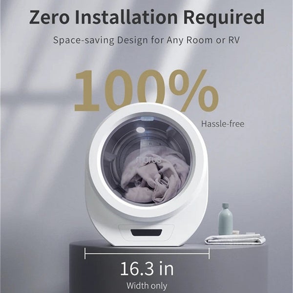 0.78 cu.ft. Compact Front Load Electric Dryer with AI-driven Sensor System