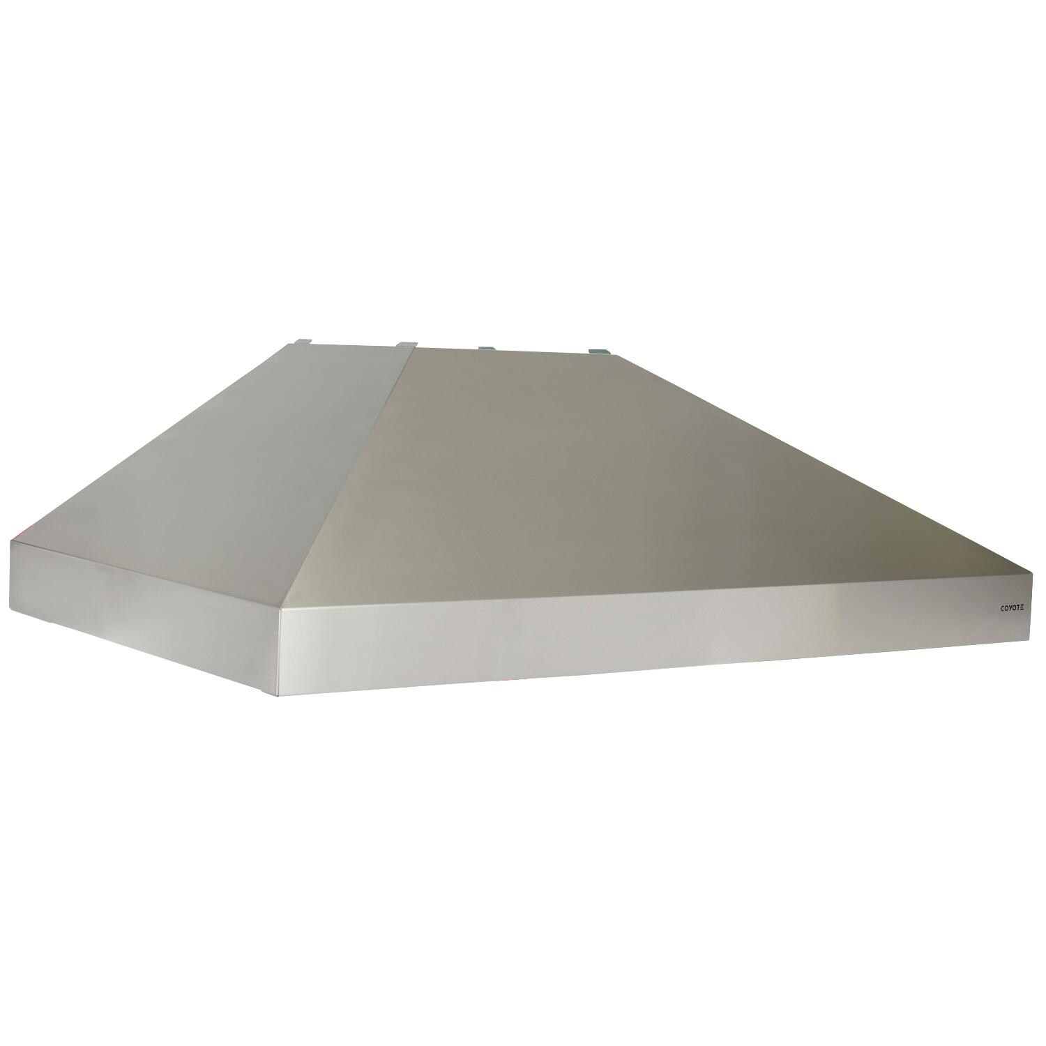 Coyote 48-Inch Stainless Steel Outdoor Vent Hood With Internal 1200 CFM Blower Motor