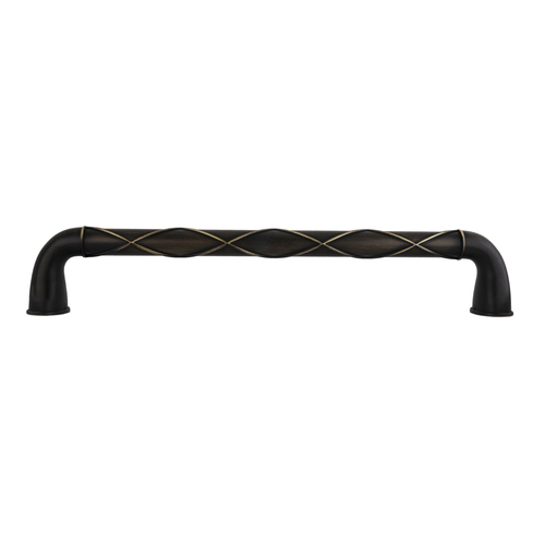 Amerock BP55425RB Lattice Cabinet Appliance Pull For Kitchen And Bathroom Hardware 12 Center to Center Roman Bronze