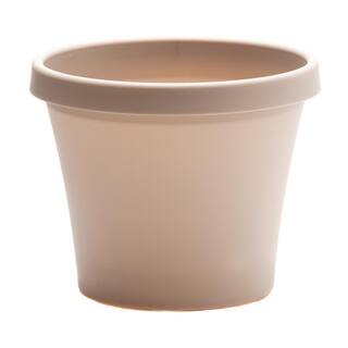 Bloem Terra 14 in. x 12.75 in. Pebble Stone Plastic Planter TR1483