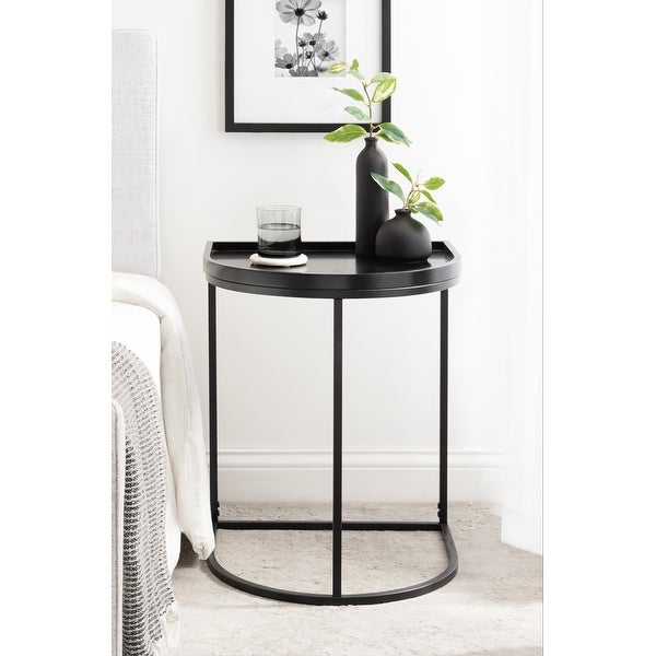 Kate and Laurel Dorrah Half-Circle Side Table