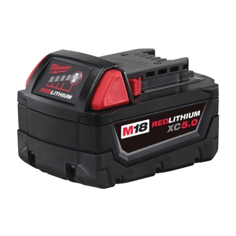 Milwaukee 48-11-1850 Rechargeable Battery Pack， 18 V Battery， 5 Ah