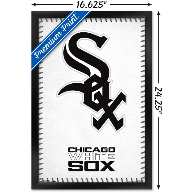 Trends International Mlb Chicago White Sox Logo 17 Framed Wall Poster Prints