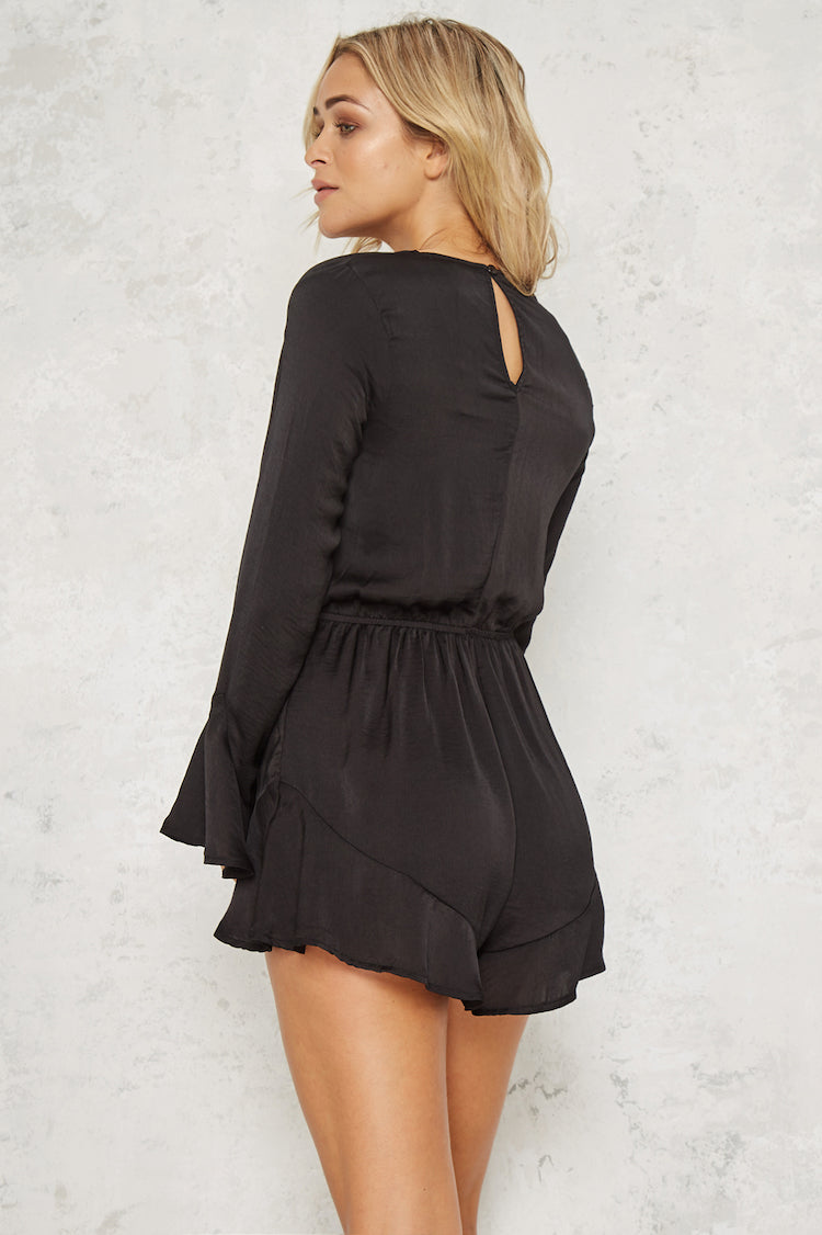 Little Boxes Romper Black