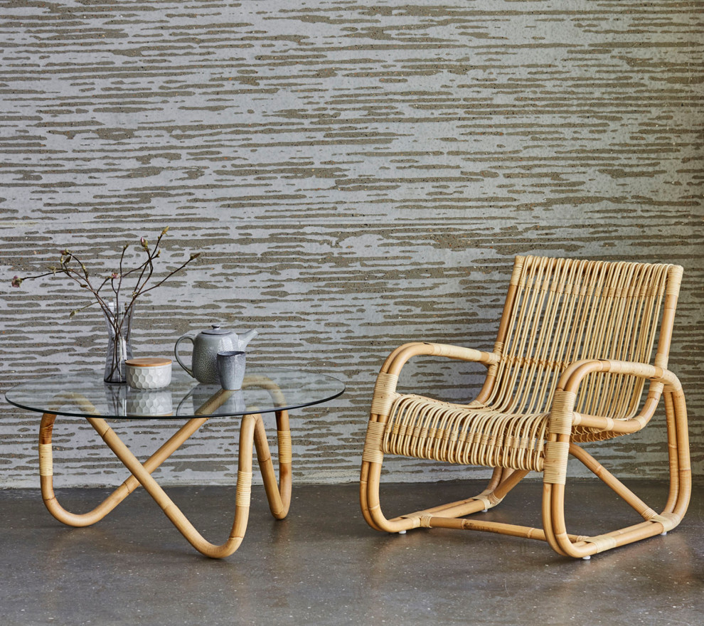 Cane Line Curve Lounge Chair Indoor   Tropical   Armchairs And Accent Chairs   by Kolibri Decor  Houzz