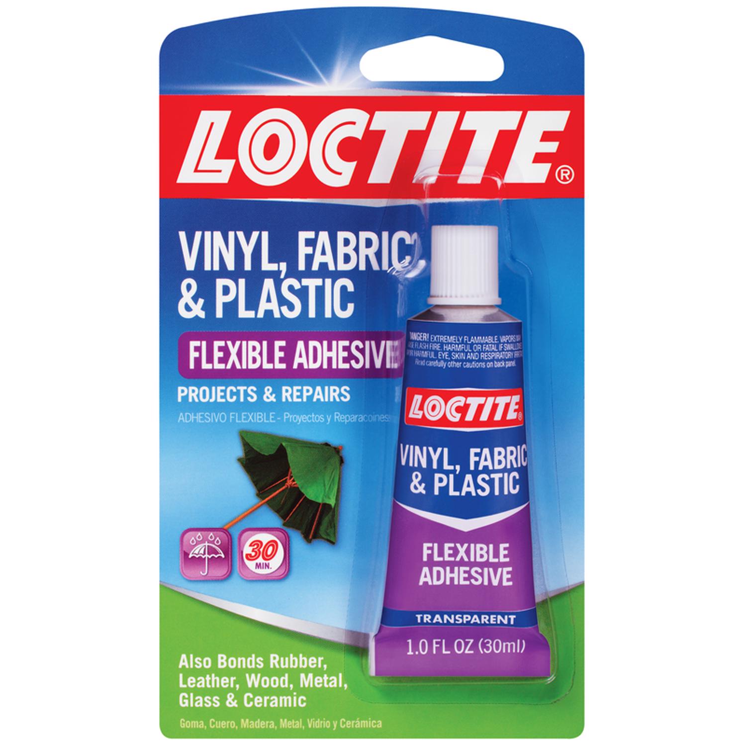 Loctite Vinyl， Fabric \u0026 Plastic High Strength Polyurethane Flexible Adhesive 1 oz