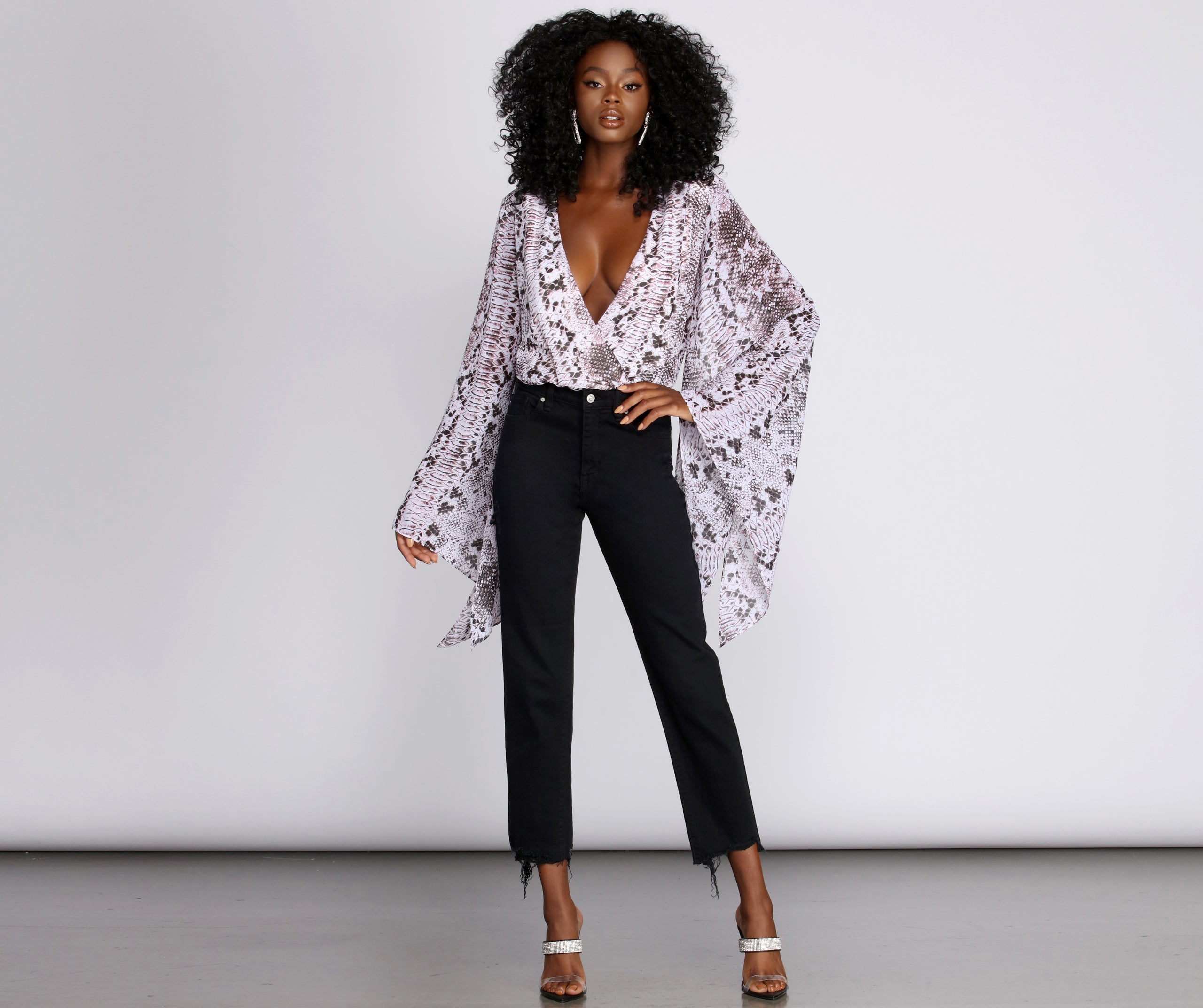 The Drama Bell Sleeve Bodysuit