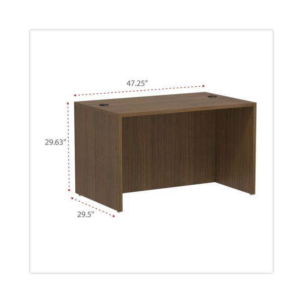 Alera Valencia Series Straight Front Desk Shell， 47.25