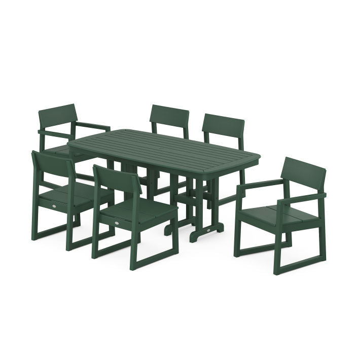 Polywood EDGE 7-Piece Dining Set PWS1267-1