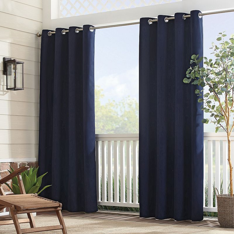 Sunbrella Canvas Solid Indoor/Outdoor UV Resistant Grommet Window Panel