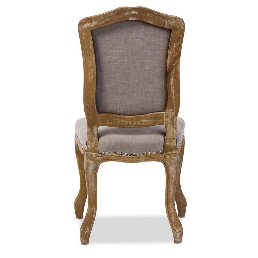 Baxton Studio Chateauneuf Beige Fabric Upholstered Dining Chair 28862-6674-HD