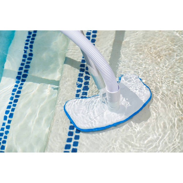 Poolmaster Jumbo Vinyl Liner Swimming Pool Vacuum Essential Collection Wide body Debris Removal Scratch free Bumper Pvc Construction