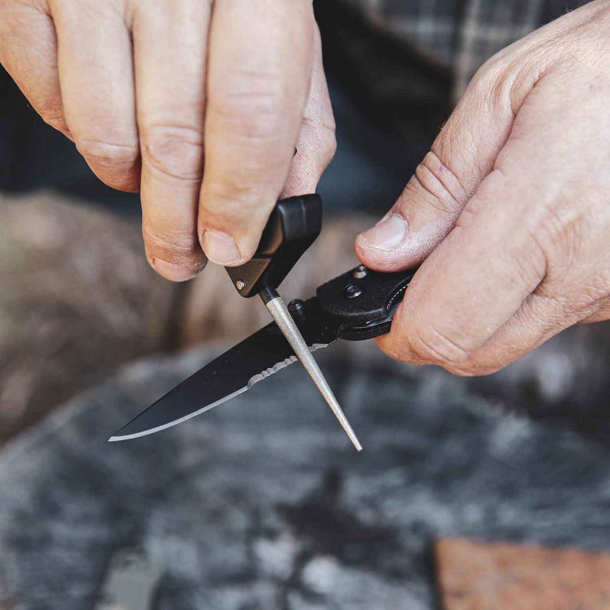 Work Sharp EDC Pivot Plus Knife Sharpener  Black