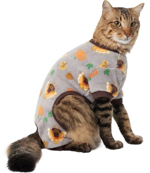 Frisco Lil Turkey Dog and Cat Fleece Pajamas