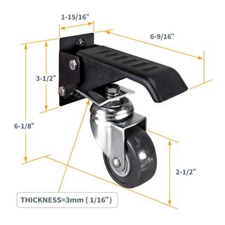 POWERTEC New Workbench Caster Kit (4-Pack) 17001