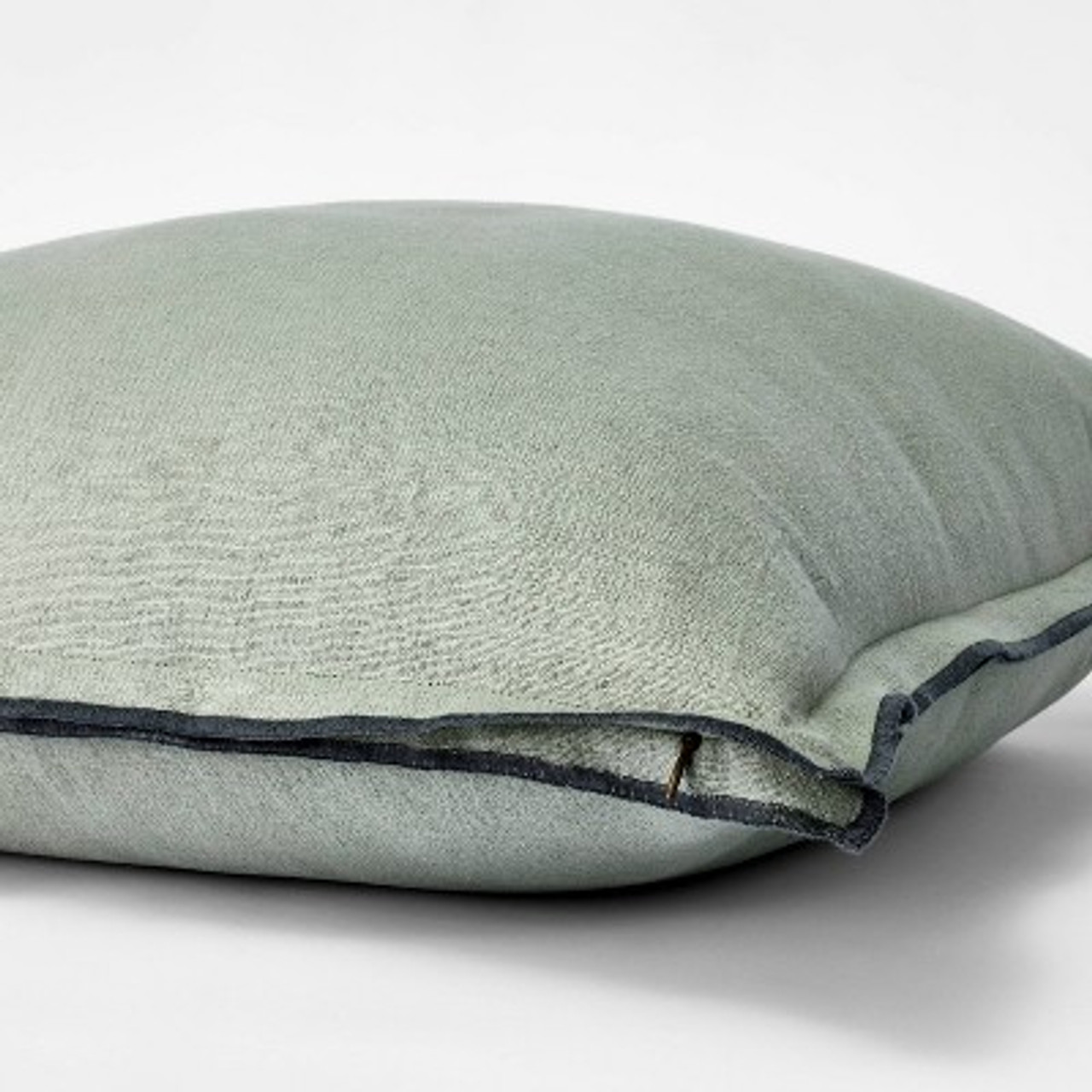 Oversized Linen Square Throw Pillow Green - Threshold™ designed with Studio McGee