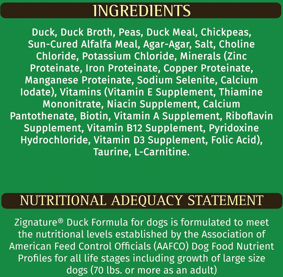 Zignature Duck Limited Ingredient Formula Grain-Free Canned Dog Food 13-oz case of 12