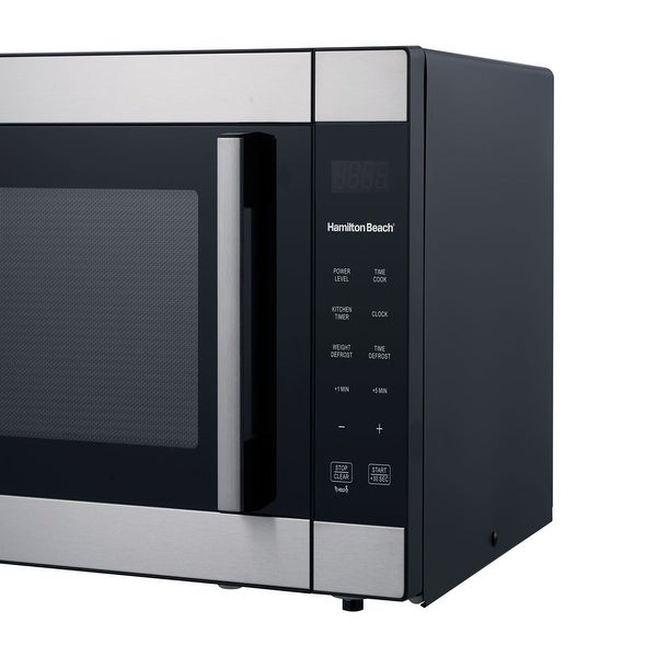 1.6 cu. ft. Sensor Cook Countertop Microwave Oven， 1100 Watts， Stainless Steel - none