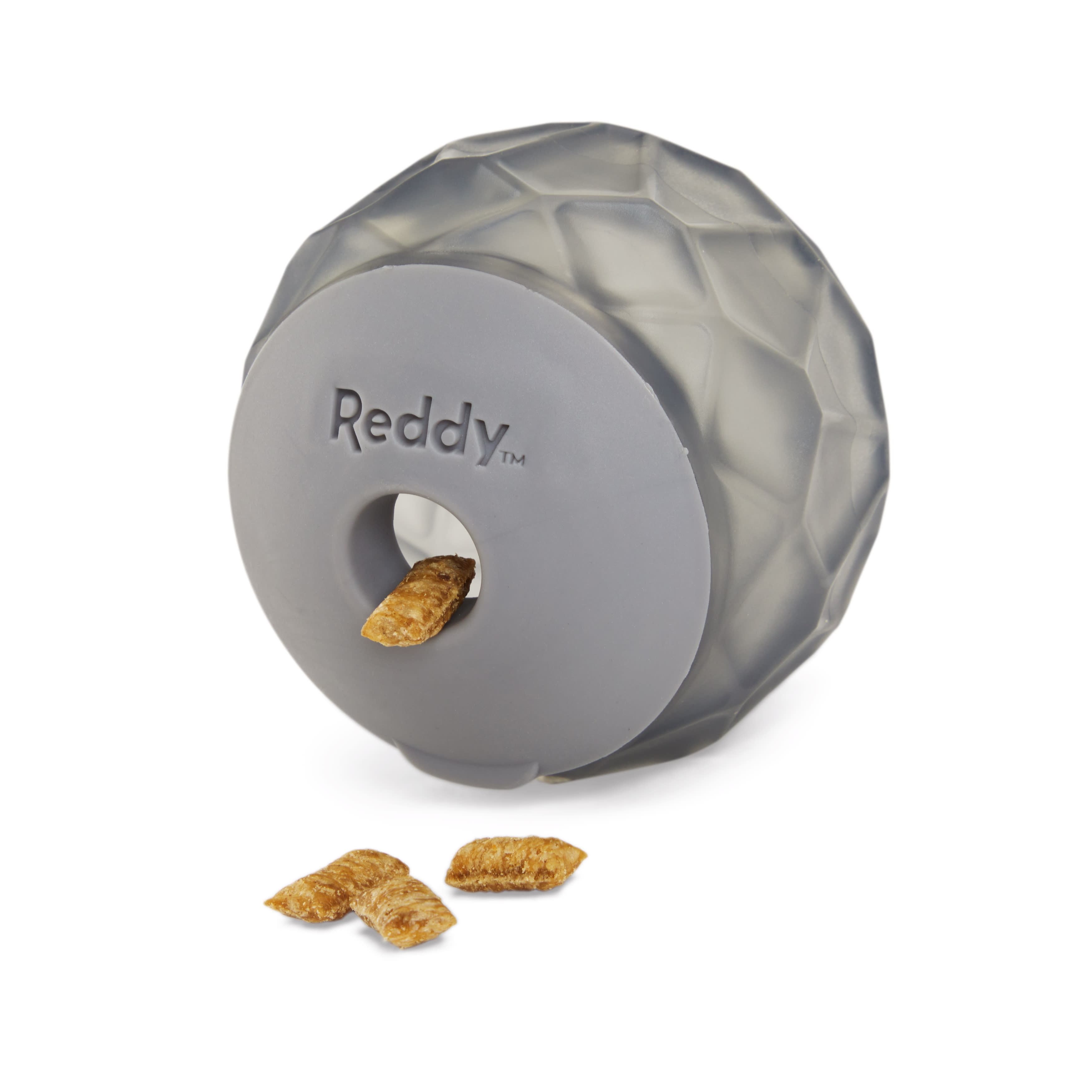 Reddy Gray Treat Dispensing Cat Toy