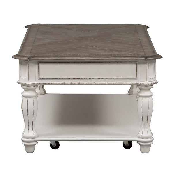 Magnolia Manor Antique White 3 Piece Set (1-Cocktail 2-End Tables)