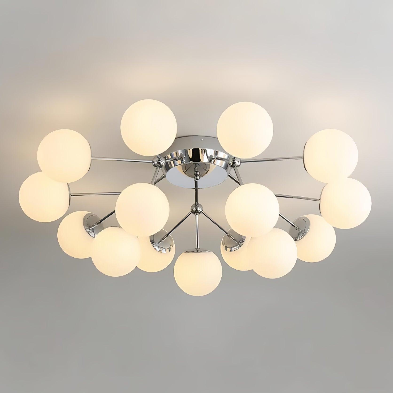 Glass Balls Cluster Ceiling Lamp