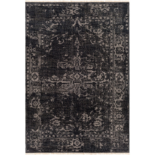 Festival NZ Modern Wool Black Rug