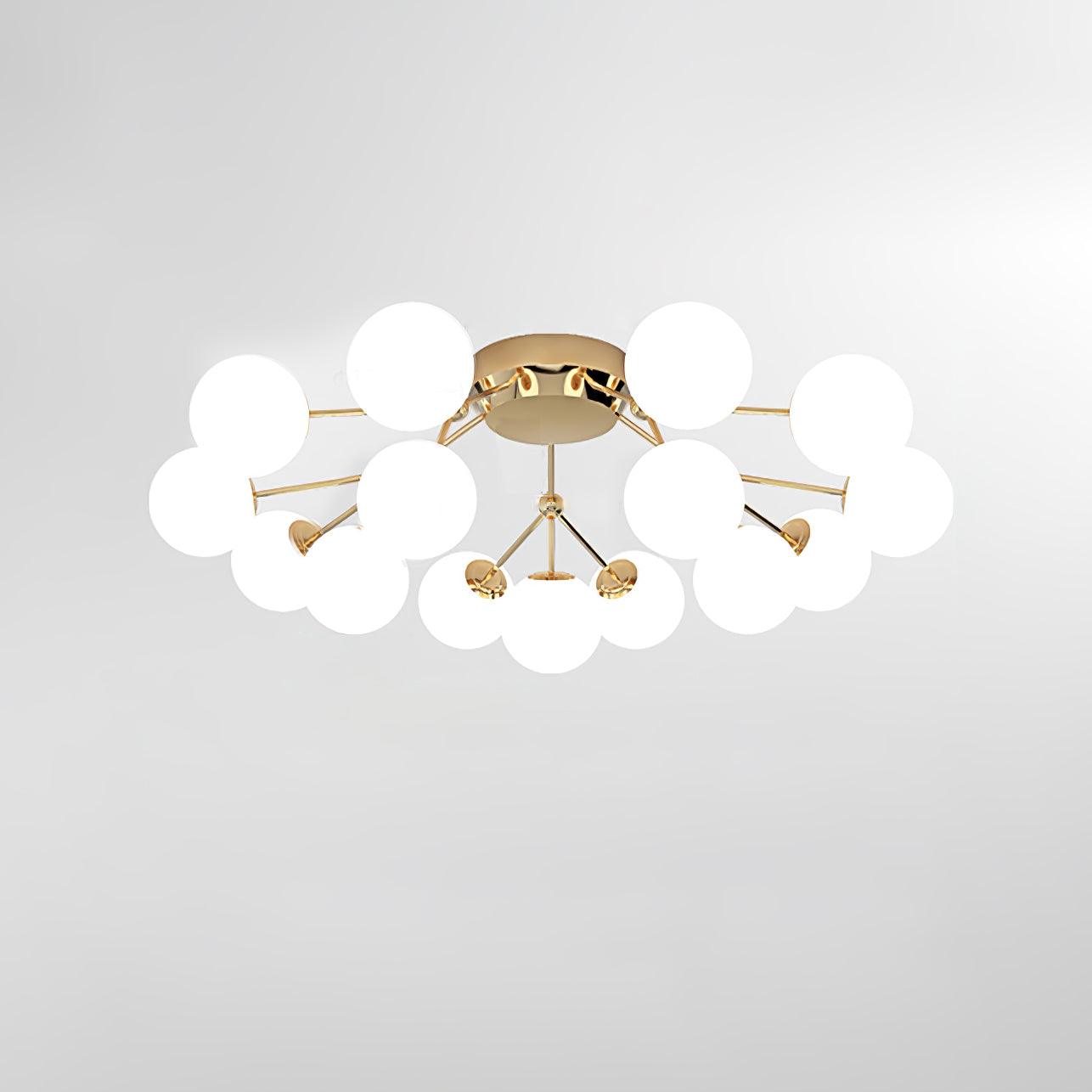 Glass Balls Cluster Ceiling Lamp