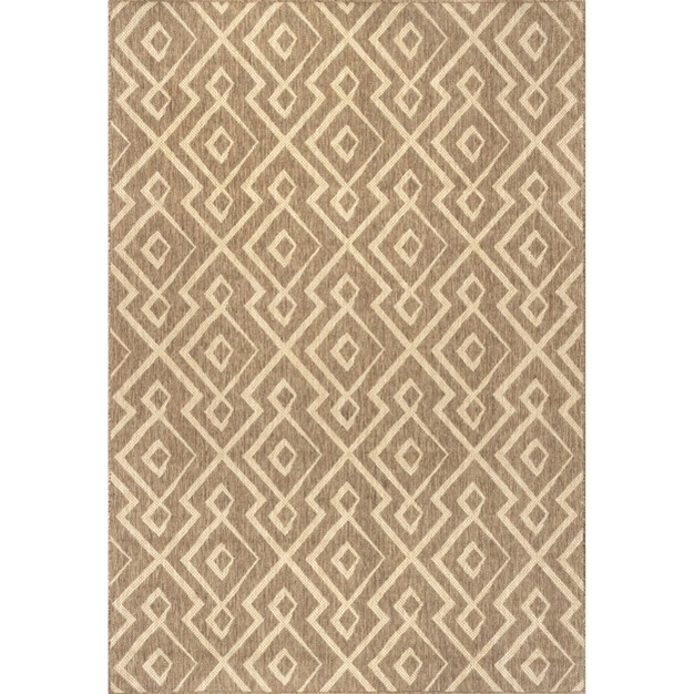 Nuloom Sammi Geometric Trellis Indoor And Outdoor Patio Area Rug