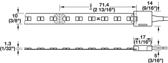 Hafele 833.77.200 LED Strip Lights  Loox LED 3032 ...