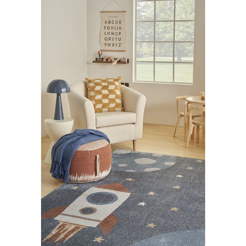 Nourison Astra Modern Space Kids Indoor Rug