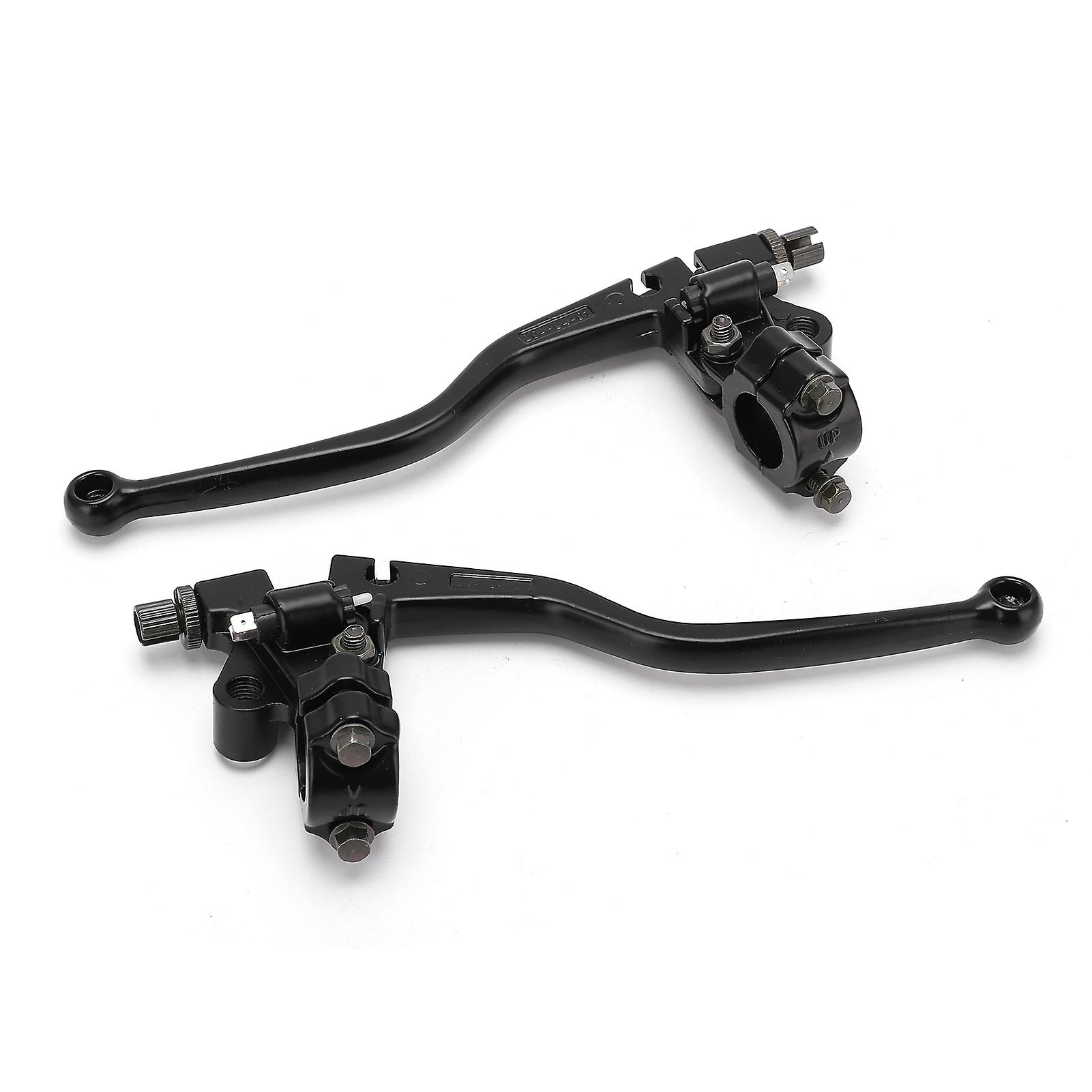 2pcs 22mm Motorcycle Handlebar Brake Clutch Lever Aluminium Alloy Replacement For Cg 125