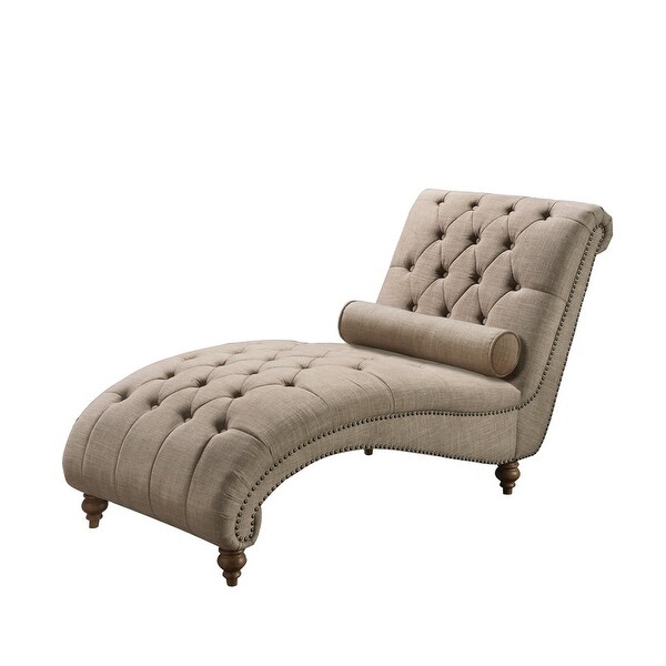 Yarmouth Upholstered Tuffted Chaise Lounge