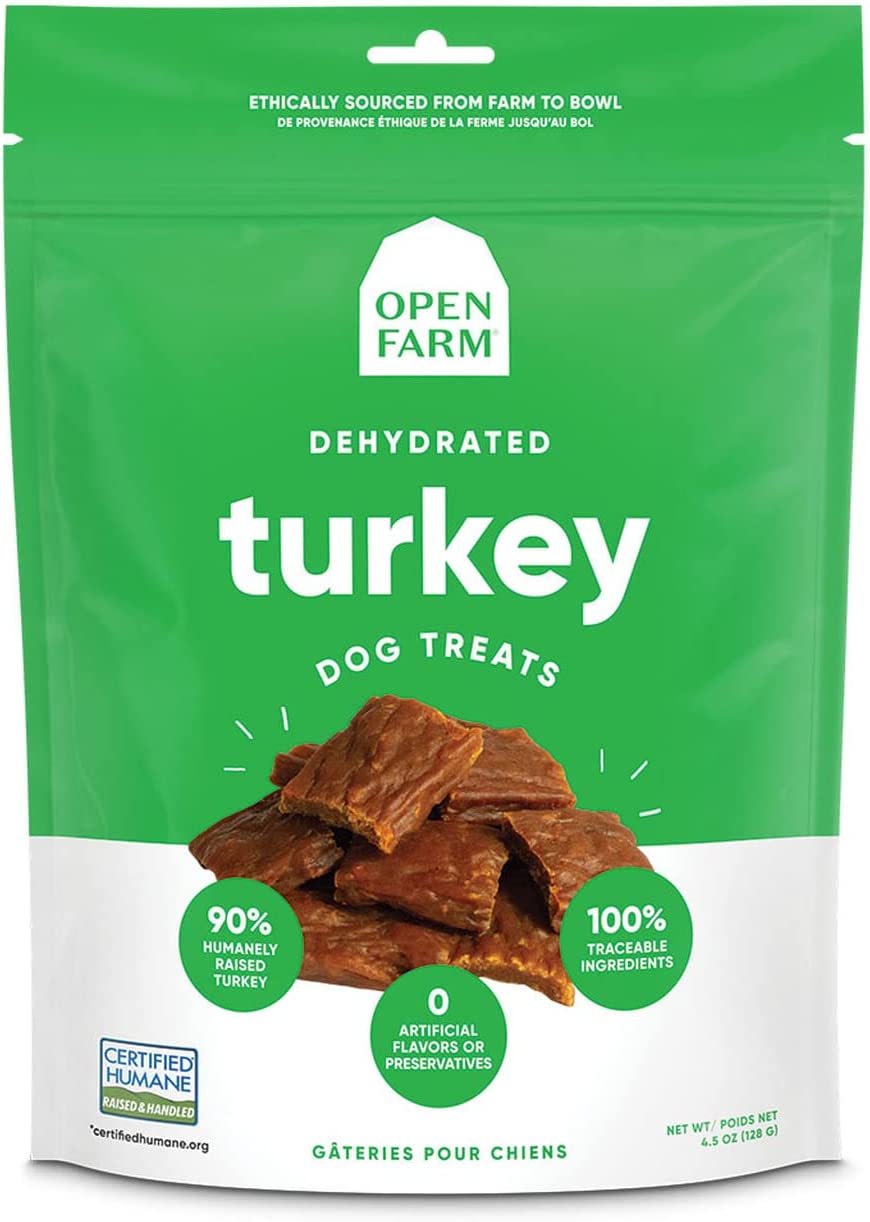 Open Farm All Life Stage Dehydrated Turkey Dog Treat Food