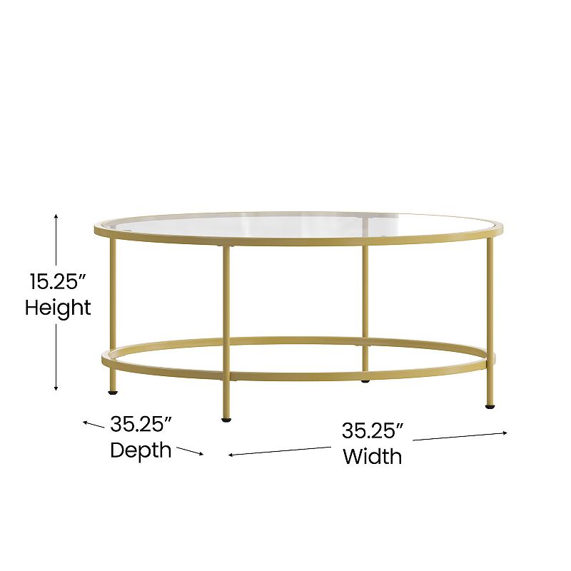 Flash Furniture Astoria Coffee and End Table 3-piece Set