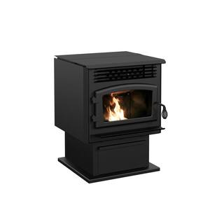 Drolet Eco-55 1800 sq. ft. Pellet Stove with 60 lbs. Hopper and Auto Ignition EPA Certified DP00070