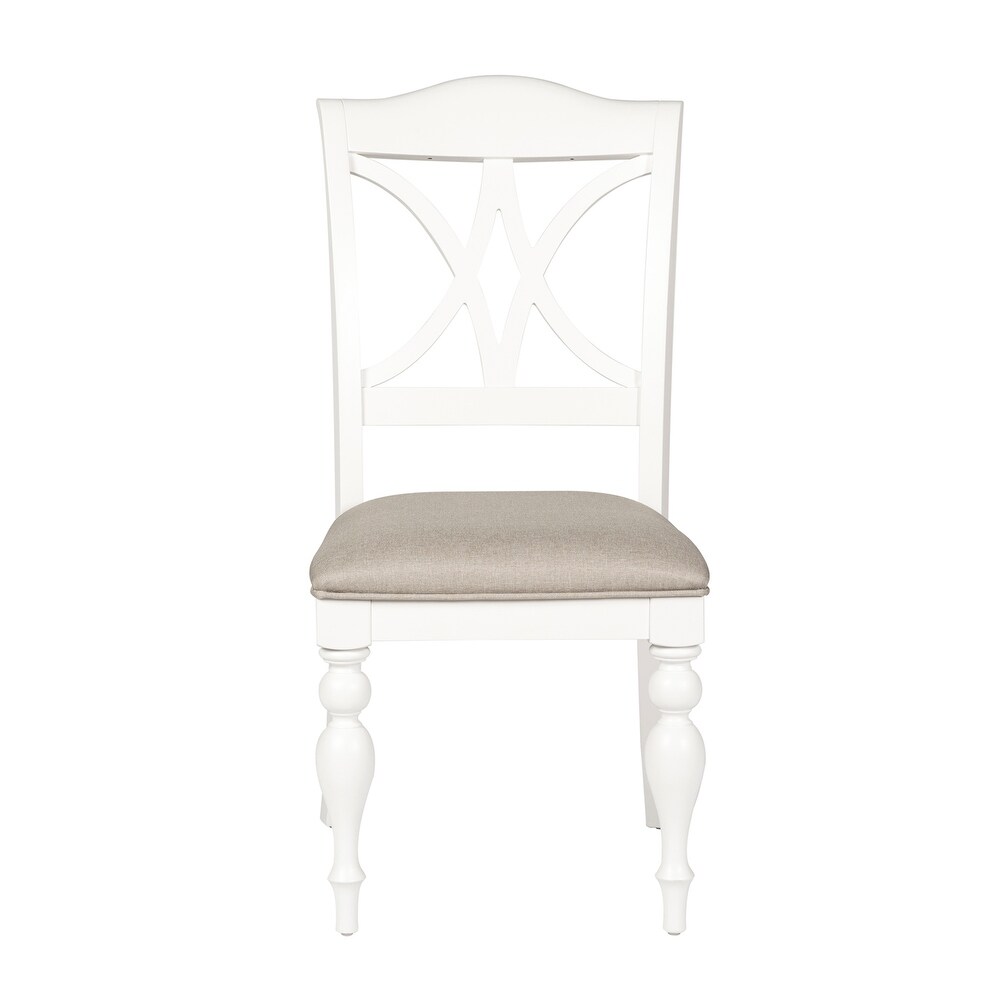 Summer House Oyster White 7 Piece Rectangular Table Set